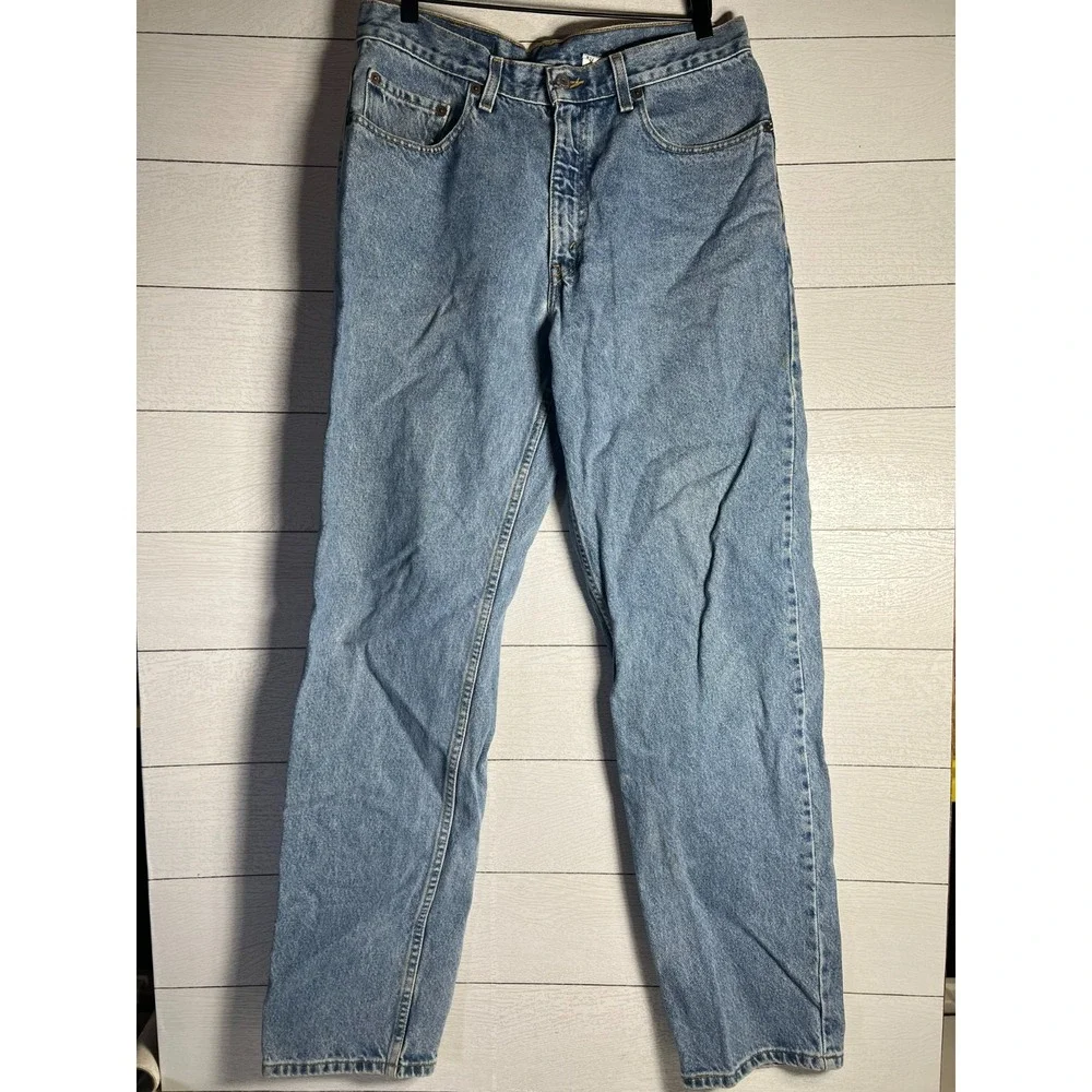 Levis Mens 34x34 559 Relaxed Straight Jeans Blue Stonewash Vintage Y2k 2002